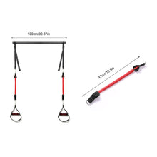 Cargar imagen en el visor de la galería, Pilates Resistance Band Bar – Home Gym Exercise Stick with Tension Rope