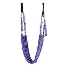 Cargar imagen en el visor de la galería, Aerial Yoga Strap & Door Hanging Hammock Swing – Elastic Stretch Belt for Flexibility Training