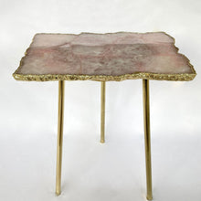 Cargar imagen en el visor de la galería, Rose Quartz Agate Crystal Gemstone Quartz Coffee Table