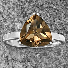 Cargar imagen en el visor de la galería, 925 Sterling Silver Trillion Natural Gemstone Ring