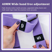 Cargar imagen en el visor de la galería, Aerial Yoga Strap & Door Hanging Hammock Swing – Elastic Stretch Belt for Flexibility Training