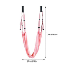 Cargar imagen en el visor de la galería, Aerial Yoga Strap & Door Hanging Hammock Swing – Elastic Stretch Belt for Flexibility Training