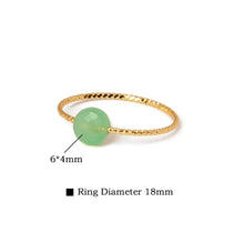 Cargar imagen en el visor de la galería, Natural Gems Twist Gold Copper Ring