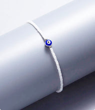 Cargar imagen en el visor de la galería, Blue Turkish Evil Eye Beads Bracelet
