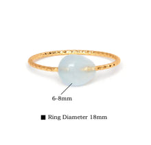 Cargar imagen en el visor de la galería, Natural Gems Twist Gold Copper Ring