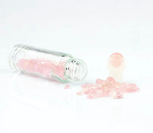 Cargar imagen en el visor de la galería, Fillable Essential Oil  Perfume Crystal Bottles with Natural Stones