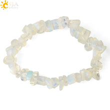 Cargar imagen en el visor de la galería, Pulsera de Piedras Naturales de Cristal de Cuarzo