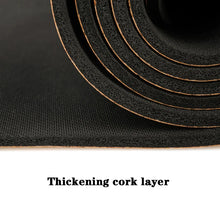 Cargar imagen en el visor de la galería, Natural Cork & TPE Yoga Mat 183x68cm - 5mm Non-Slip with Body Alignment Lines