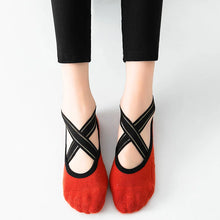 Cargar imagen en el visor de la galería, Anti-Slip Yoga & Pilates Socks Breathable Quick Dry Backless Barre Dance Socks