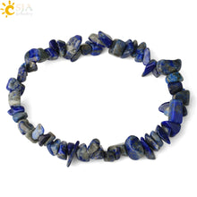 Cargar imagen en el visor de la galería, Pulsera de Piedras Naturales de Cristal de Cuarzo