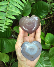 Cargar imagen en el visor de la galería, Agate Druzy Heart 65mm