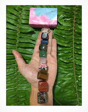 Cargar imagen en el visor de la galería, 10 Chakras Tumbled Stones Set Box is