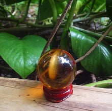 Cargar imagen en el visor de la galería, Amber Spheres w/ Stand 40mm