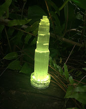 Cargar imagen en el visor de la galería, 8" Selenite Tower Crystal Led Lamp