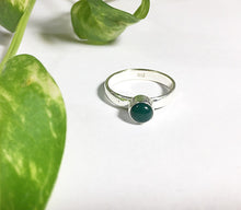 Cargar imagen en el visor de la galería, Green Onyx Silver 925 Ring