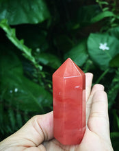 Cargar imagen en el visor de la galería, Pink Fluorite Obelisk Wand Points