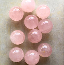 Cargar imagen en el visor de la galería, Rose Quartz Spheres 25mm