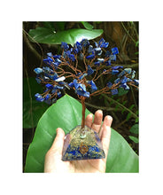 Cargar imagen en el visor de la galería, Orgonite Pyramid Base Gemstones Tree