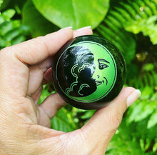 Cargar imagen en el visor de la galería, Engraved Obsidian Sphere 50mm