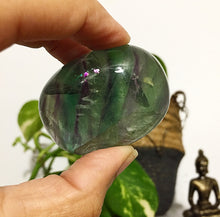 Cargar imagen en el visor de la galería, Fluorite Jumbo Palmstone