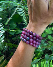 Cargar imagen en el visor de la galería, Ruby Zoisite Bracelet
