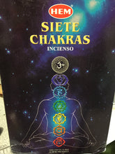 Cargar imagen en el visor de la galería, 7 Chakras Incense Sticks