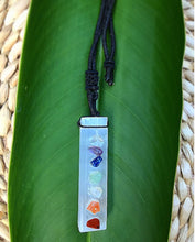 Cargar imagen en el visor de la galería, Selenite 7 Chakras Necklace