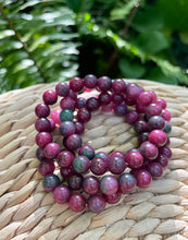 Cargar imagen en el visor de la galería, Ruby Zoisite Bracelet