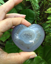 Cargar imagen en el visor de la galería, Agate Druzy Heart 65mm