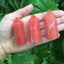 Cargar imagen en el visor de la galería, Pink Fluorite Obelisk Wand Points