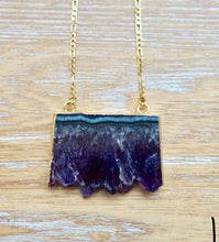 Cargar imagen en el visor de la galería, Amethyst 18k Gold Plated Necklace