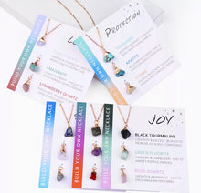 Cargar imagen en el visor de la galería, Natural Gems Golden Necklace Set