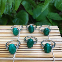 Cargar imagen en el visor de la galería, Malachite White Bronze Ring