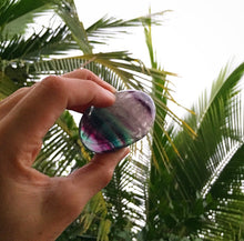 Cargar imagen en el visor de la galería, Fluorite Jumbo Palmstone