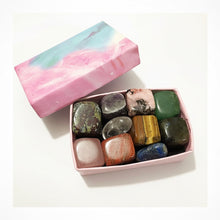 Cargar imagen en el visor de la galería, 10 Chakras Tumbled Stones Set Box