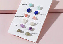 Cargar imagen en el visor de la galería, Natural Gemtones Stud Earrings