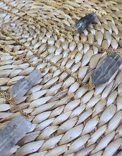 Cargar imagen en el visor de la galería, Phantom Quartz Raw Point Stainless Steel Golden Necklace