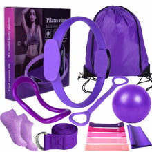 Cargar imagen en el visor de la galería, 14-Piece Pilates Magic Ring &amp; Fitness Set
