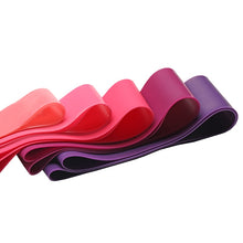 Cargar imagen en el visor de la galería, 5-Level Rubber Resistance Bands for Pilates, Yoga, Crossfit &amp; Gym
