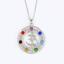 Cargar imagen en el visor de la galería, Colgante de Cristal de Cuarzo 7 Chakras | Meditación y Reiki | Vibras &amp; Cristales
