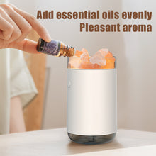 Cargar imagen en el visor de la galería, Crystal Salt Stone Humidifier Household Silent Air Humidification Aromatherapy Essential Oil Diffuser
