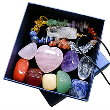 Cargar imagen en el visor de la galería, Set 11 Piezas | Pulseras y Collar de Piedras Naturales + 7 Piedras para cada Chakras
