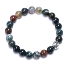 Cargar imagen en el visor de la galería, Natural Stones Beads Adjustable Bracelet 8mm
