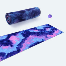 Cargar imagen en el visor de la galería, Non-Slip Hot Yoga Towel Mat with Resin Grip - Pilates, Beach &amp; Fitness Exercise
