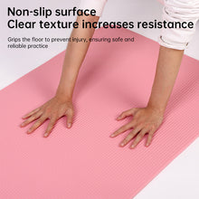 Cargar imagen en el visor de la galería, Extra-Long NBR Yoga Mat 200x80cm - 20mm Thick for Yoga, Pilates &amp; Home Gym
