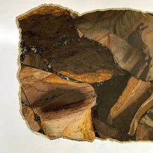 Cargar imagen en el visor de la galería, Brown Agate Crystal Gemstone Quartz Coffee Table
