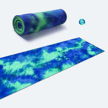 Cargar imagen en el visor de la galería, Non-Slip Hot Yoga Towel Mat with Resin Grip - Pilates, Beach &amp; Fitness Exercise
