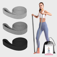 Cargar imagen en el visor de la galería, Set de 3 Bandas Elásticas de Estiramiento | Yoga, Danza y Fitness
