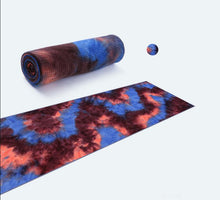 Cargar imagen en el visor de la galería, Non-Slip Hot Yoga Towel Mat with Resin Grip - Pilates, Beach &amp; Fitness Exercise
