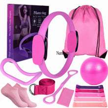 Cargar imagen en el visor de la galería, 14-Piece Pilates Magic Ring &amp; Fitness Set

